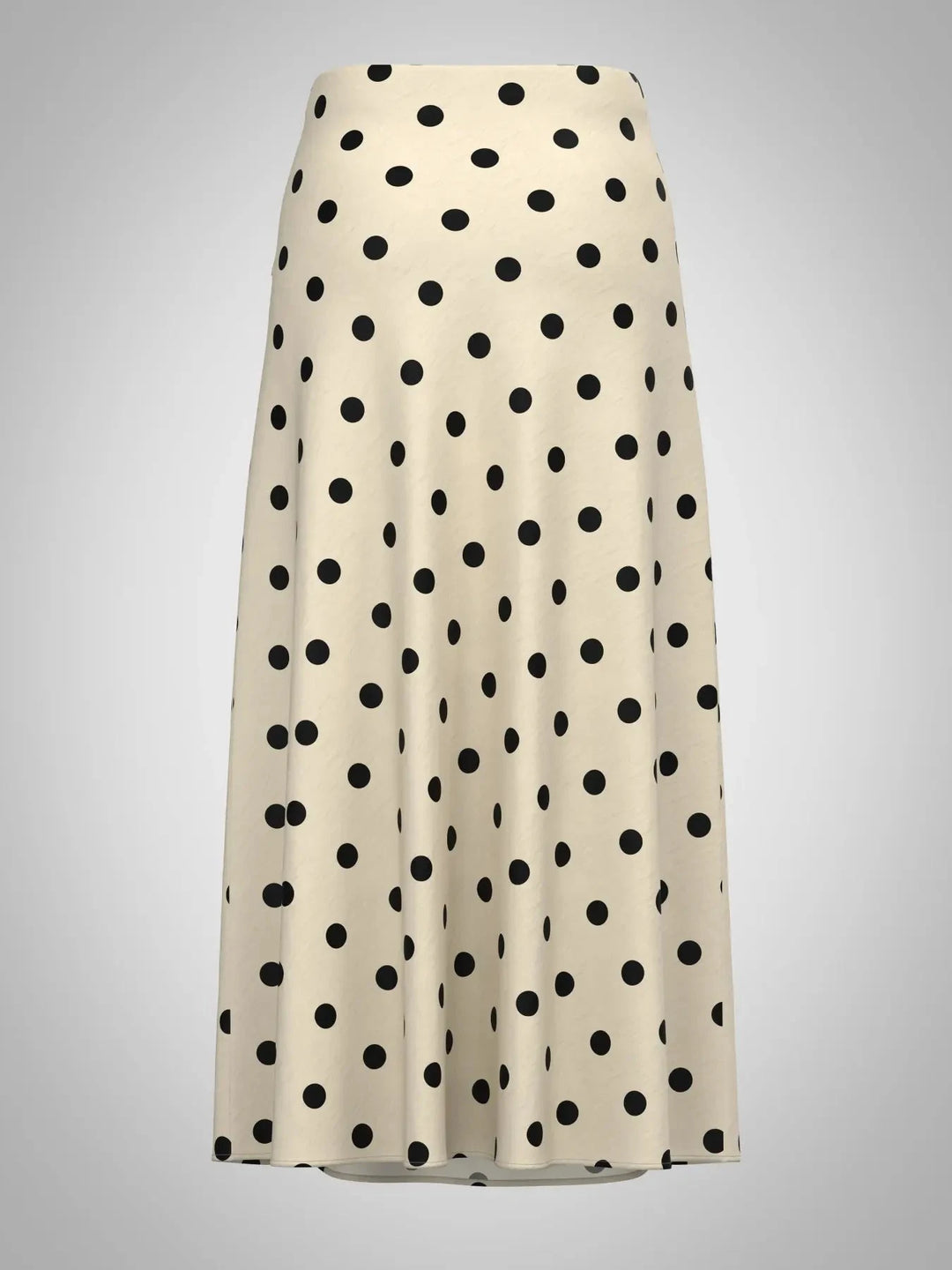 JDY - Jdyaya Maxi Skirt Dia - 5056549 Whitecap Gray Chocolate Torte Dot Nederdele 