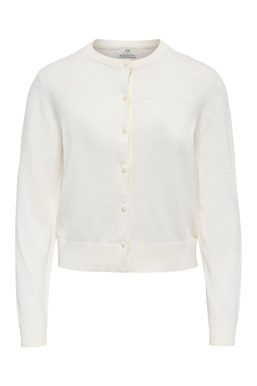 JDY - Jdybodil L/S Pearl Button Cardigan Knt - 5104876 Egret Melange
