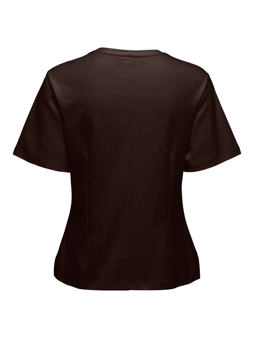 JDY - Jdyeva S/S Top - 4978530 Black Coffee T-shirts 