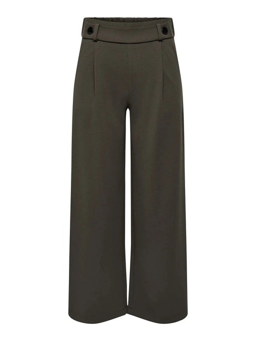 JDY - Jdygeggo Life New Long Pant - 4071962 Chocolate Brown Black Buttons Bukser 