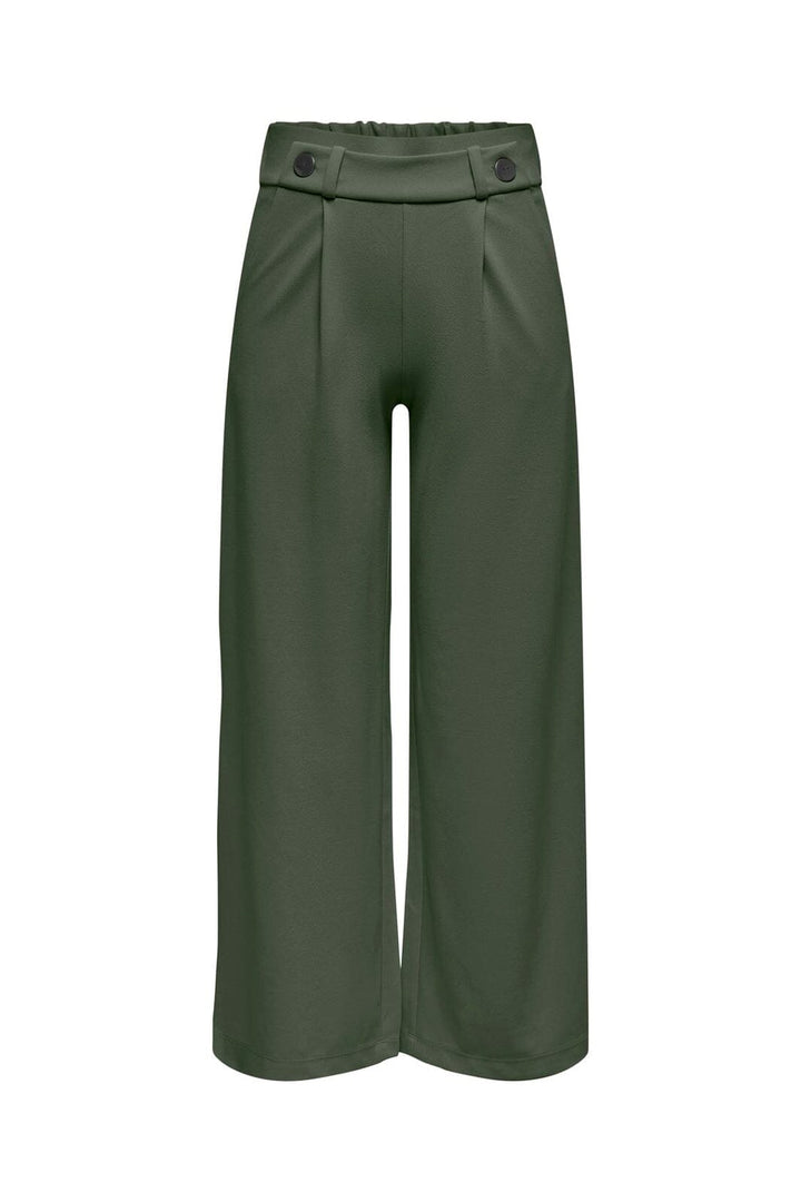 JDY - Jdygeggo Life New Long Pant - 4661283 Kambaba Black Buttons
