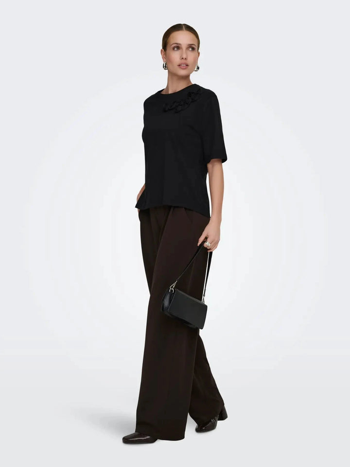 JDY - Jdygeggo Life Occasion Pant - 4933289 Chocolate Torte Bukser 