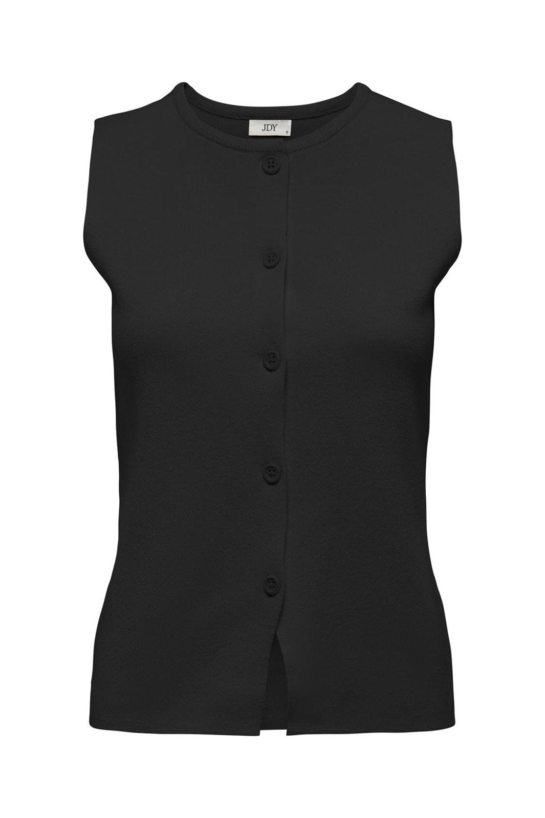 JDY - Jdyprime Life S/L On Fitted Vest Knt - 4936003 Black