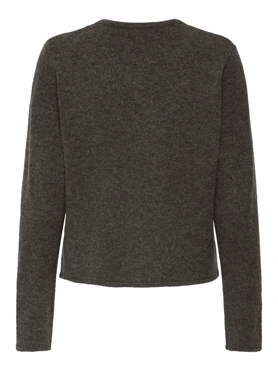 JDY - Jdyrue Life L/S One Button Cardigan Knt - 4907611 Bracken Melange Cardigans 