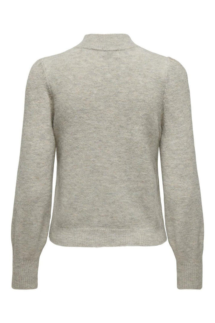 JDY - Jdyrue Life L/S Pullover Knt - 3716766 Chateau Gray Melange