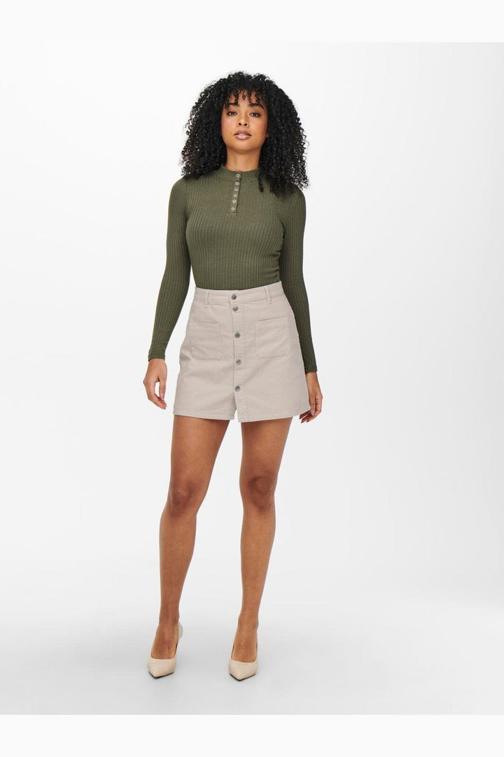 JDY - Jdyshiraz Corduroy Skirt - 3825144 Moonbeam