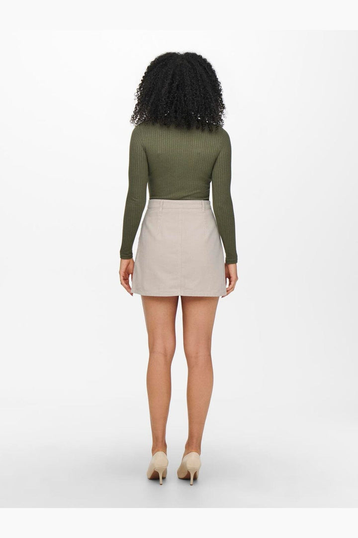 JDY - Jdyshiraz Corduroy Skirt - 3825144 Moonbeam