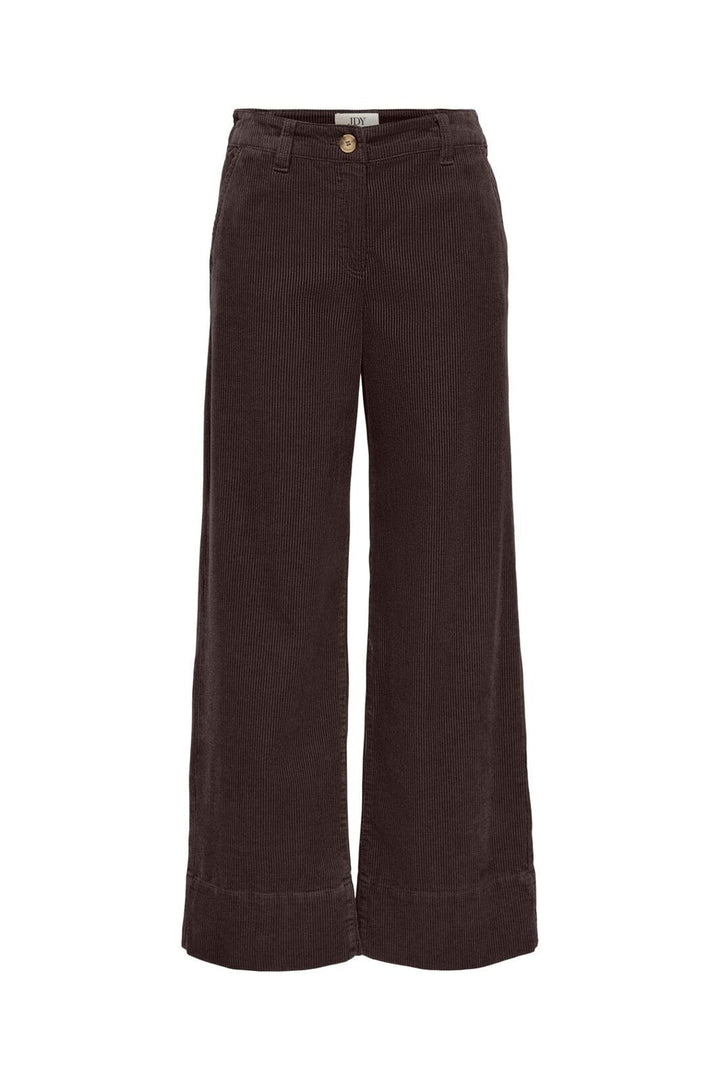 JDY - Jdyshiraz Hem Wide Pant - 5133733 Chocolate Torte