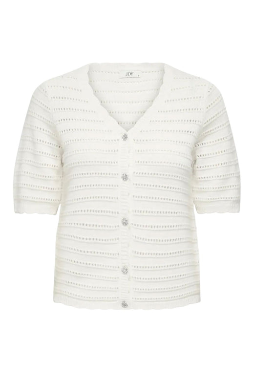 JDY - Jdytanja 2/4 V-Neck Cardigan Knt - 4926973 Cloud Dancer Cardigans 