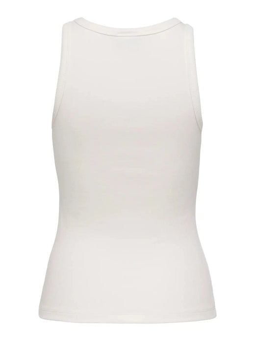 JDY - Jdytulle Life Emb Tank Top - 4969487 Cloud Dancer Emb Butterfly Tank Top 