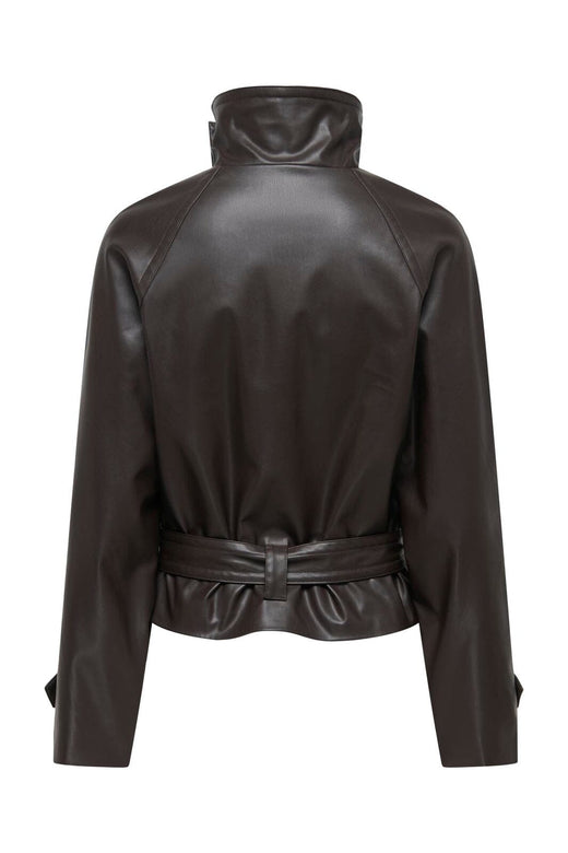 JDY - Jdyvera Faux Leather Belt Jacket Yfm - 5044194 Chocolate Torte