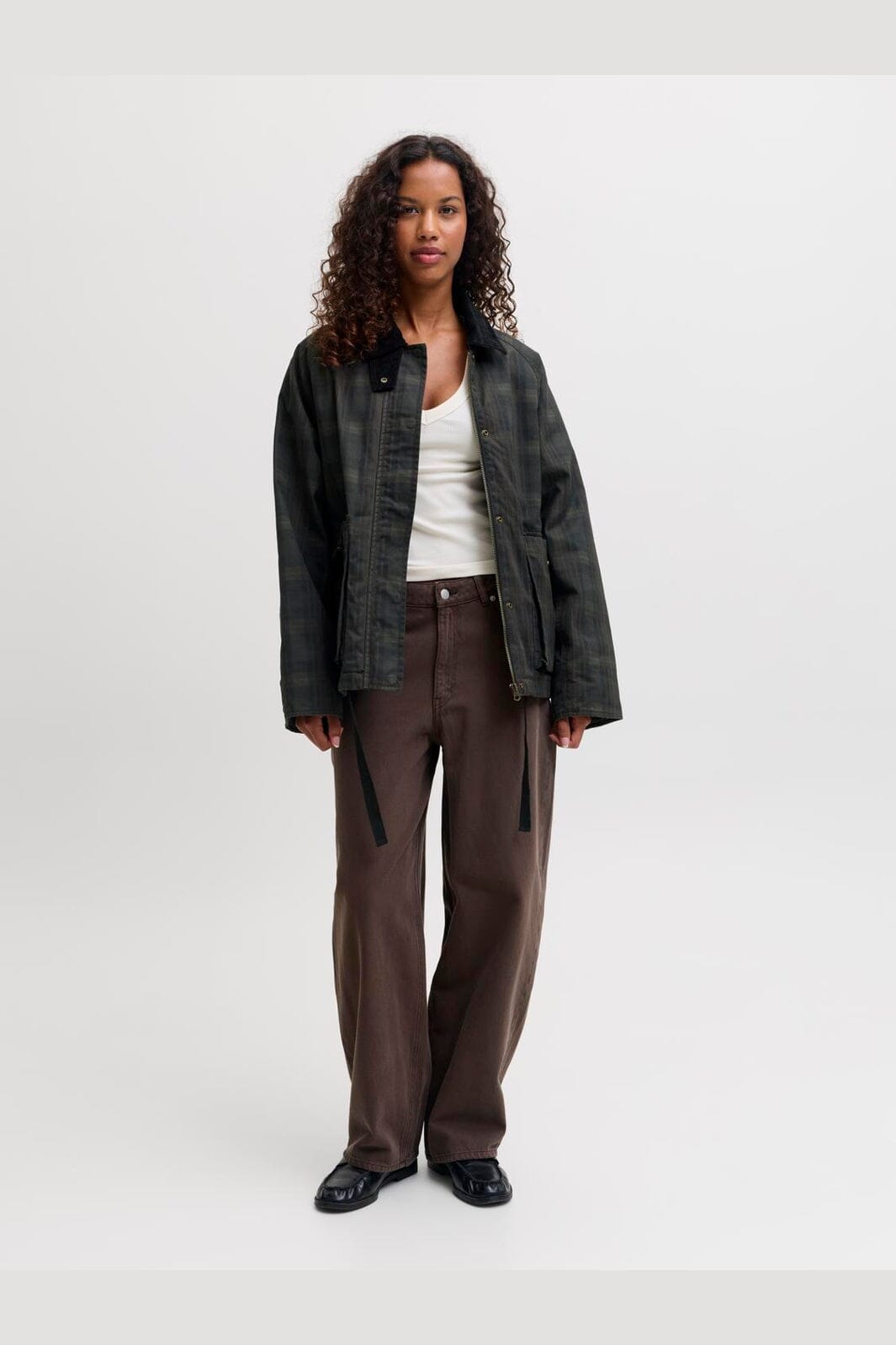 Jjxx - Jxada Check Jacket - 5057030 Dark Green Checks