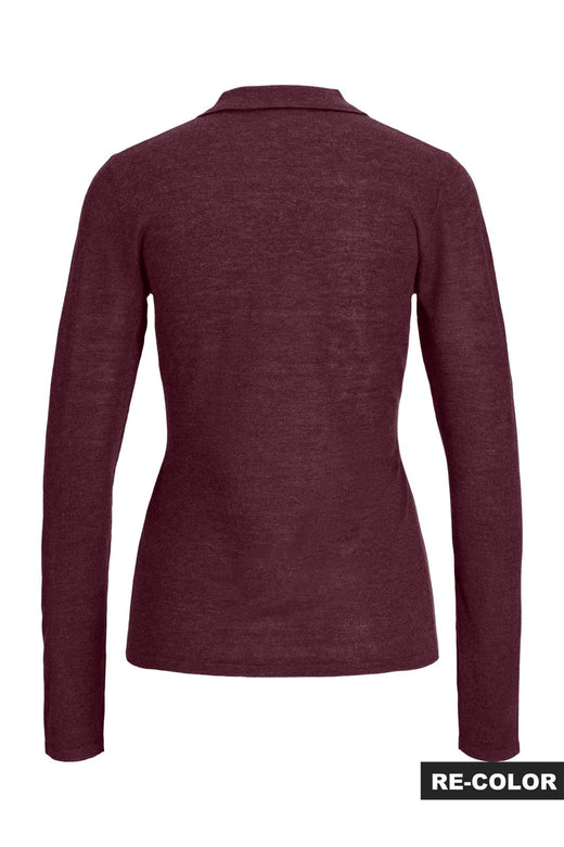 Jjxx - Jxalberte Polo Neck Knit - 5120814 Winetasting