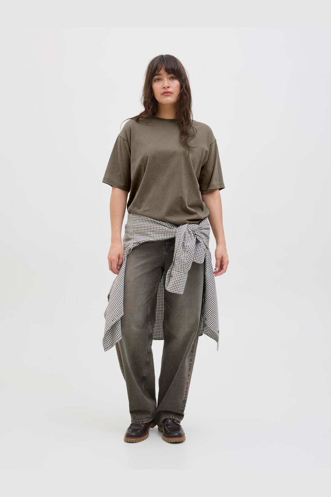 Jjxx - Jxandrea Wash Loose Ss Tee Sn - 4788353 Falcon