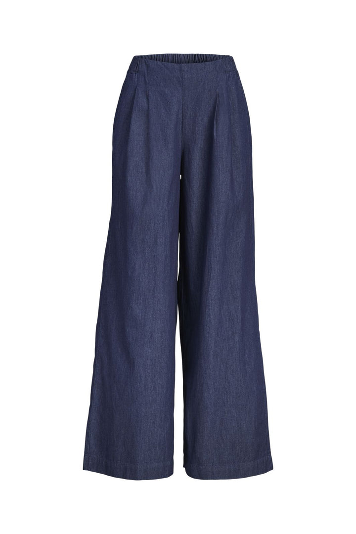 Jjxx - Jxdebby Chambrey Wide Pants - 4954871 Dark Blue Denim