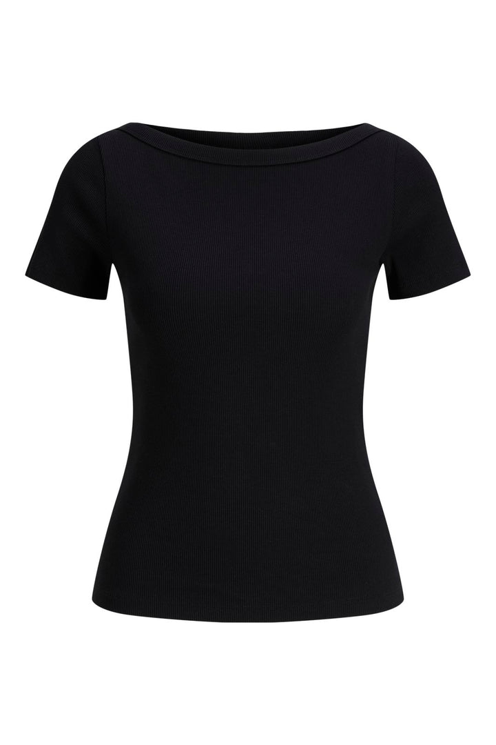 Jjxx - Jxfifi Str Ss Boatneck Tee - 5179394 Black