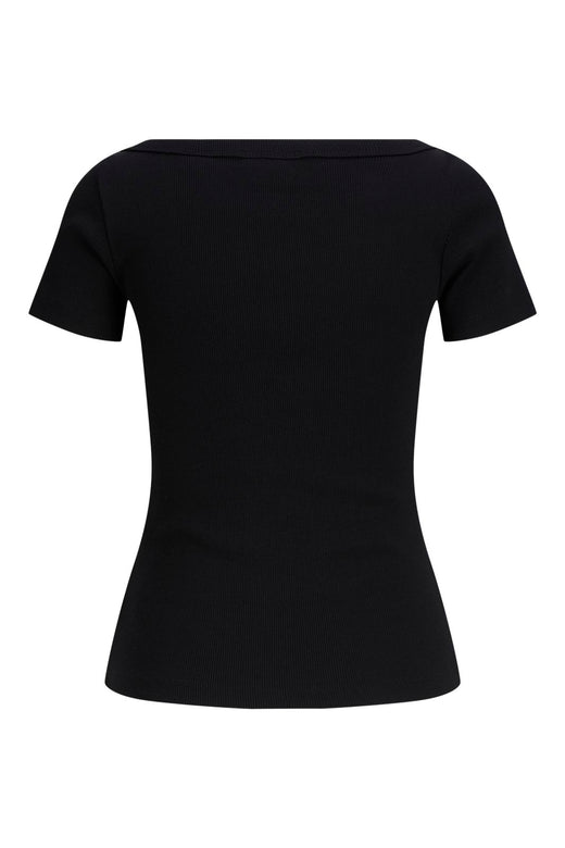 Jjxx - Jxfifi Str Ss Boatneck Tee - 5179394 Black