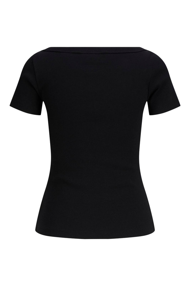 Jjxx - Jxfifi Str Ss Boatneck Tee - 5179394 Black