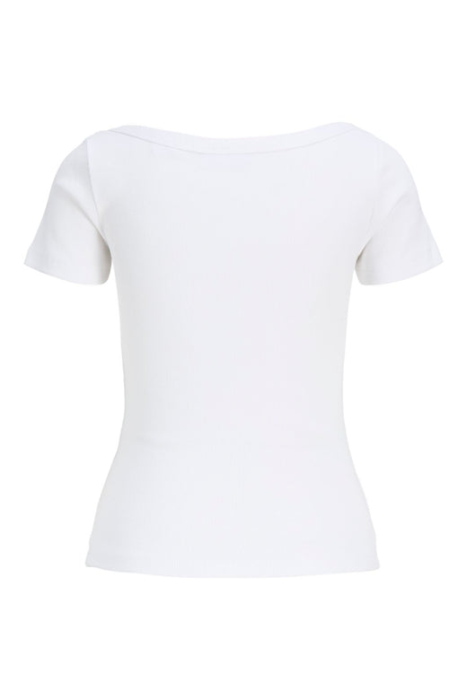 Jjxx - Jxfifi Str Ss Boatneck Tee - 5179395 Bright White