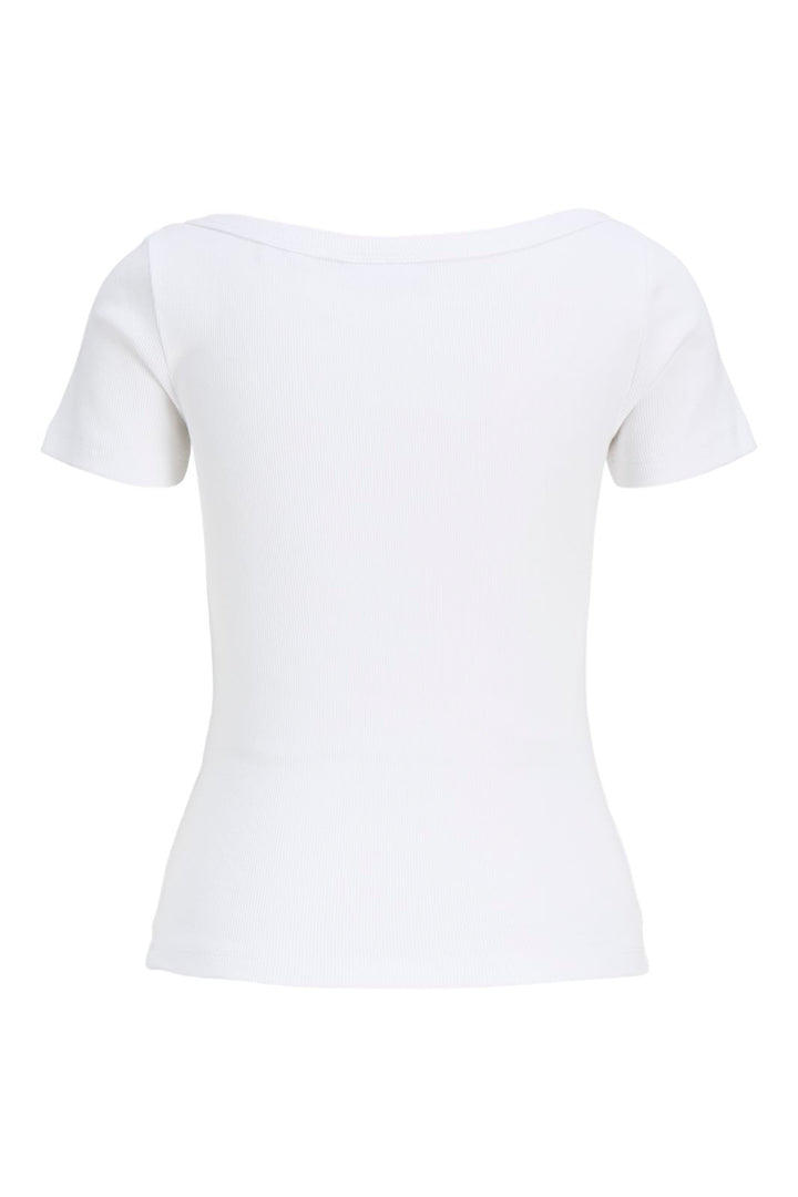Jjxx - Jxfifi Str Ss Boatneck Tee - 5179395 Bright White