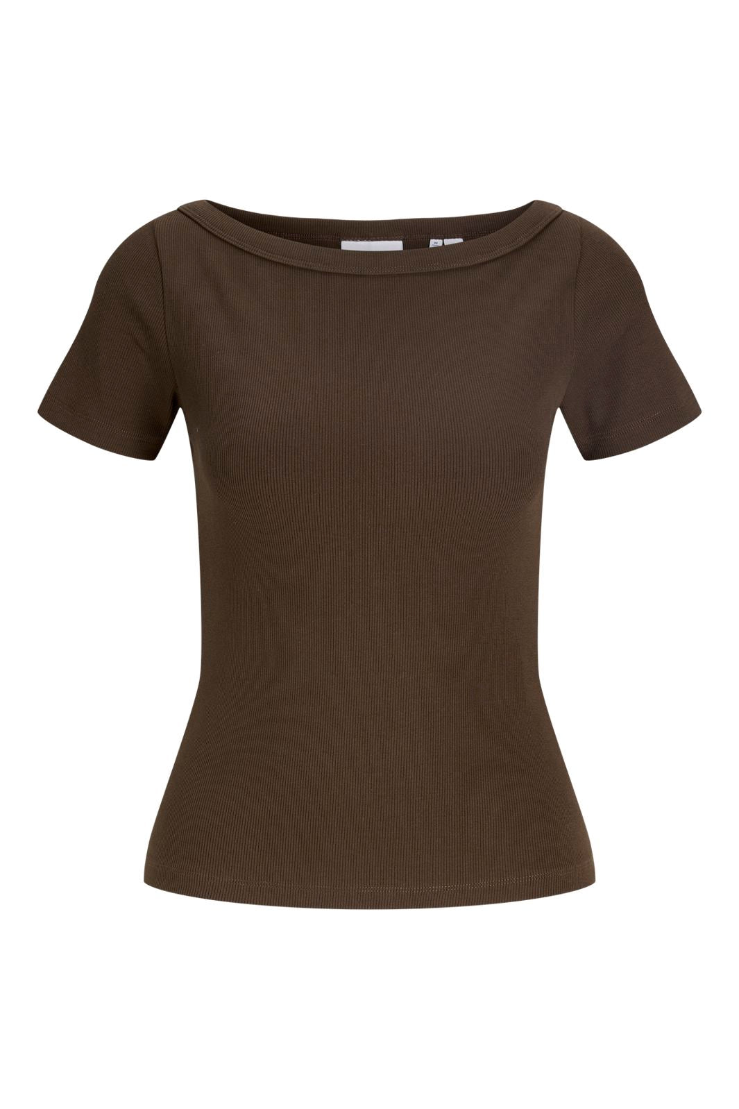 Jjxx - Jxfifi Str Ss Boatneck Tee - 5179401 Demitasse