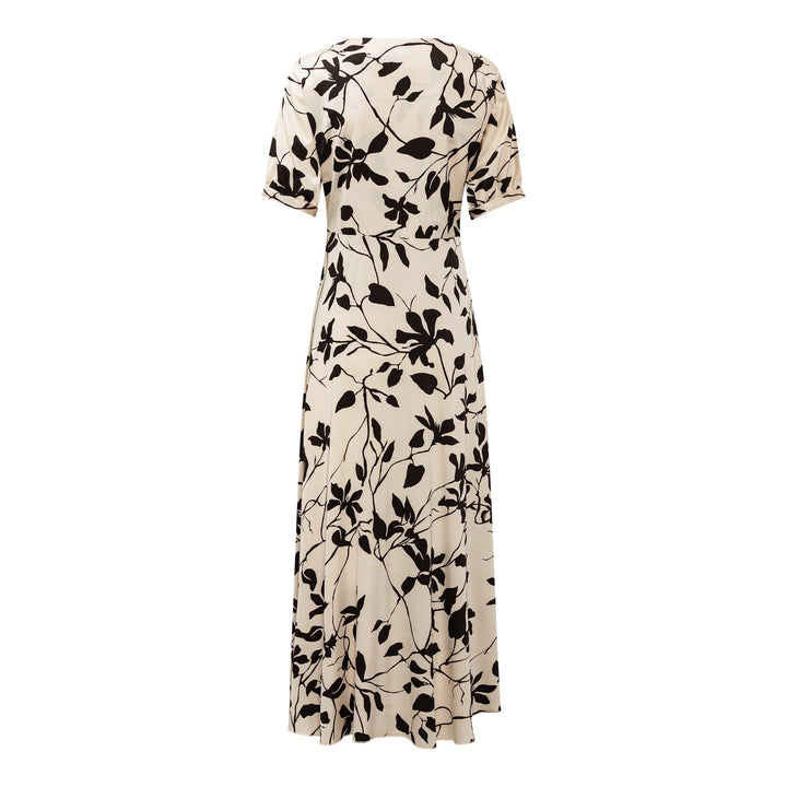 Karmamia - Faye Dress 2351 - Mono Floral Kjoler 