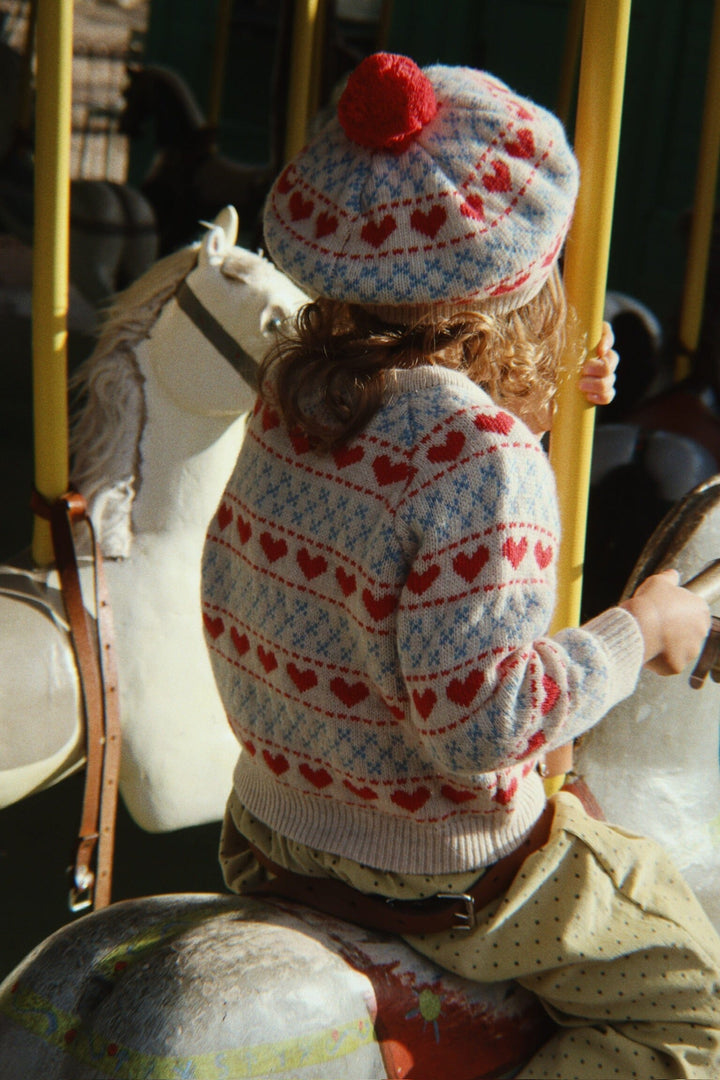 Konges Sløjd - Belou Cardigan Ks105906 - Heart Cardigans 