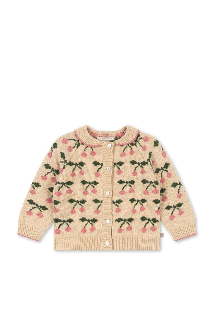 Konges Sløjd - Belou Collar Cardigan Ks105907 - Cherry