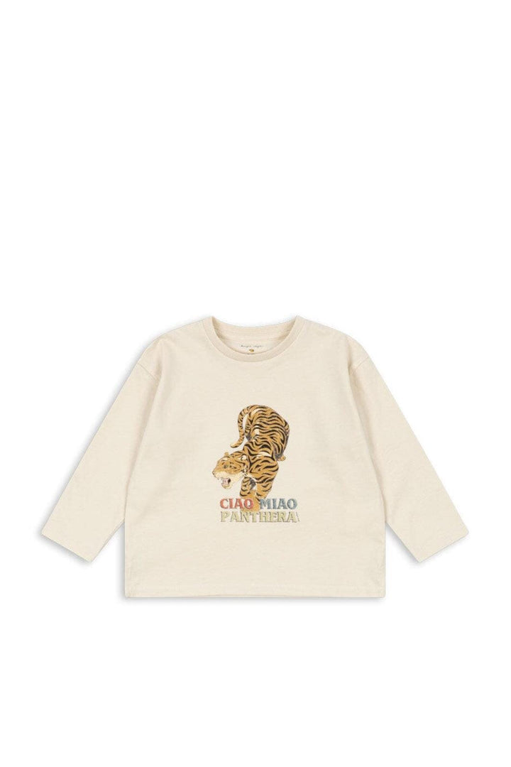 Konges Sløjd - Fili Box Fit Tee Gots Ks106018 - Almond Milk