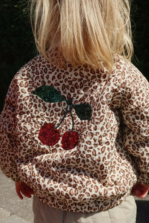 Konges Sløjd - Juno Printed Sequin Bomber Jacket Ks104884 - Leo Jakker 