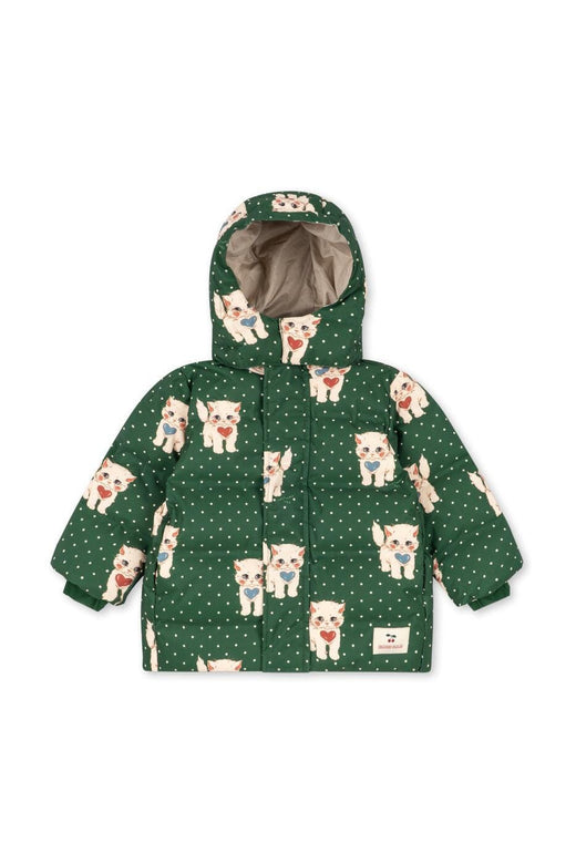 Konges Sløjd - Magnum Down Jacket Print Grs Ks105817 - Dot Miao Verde 