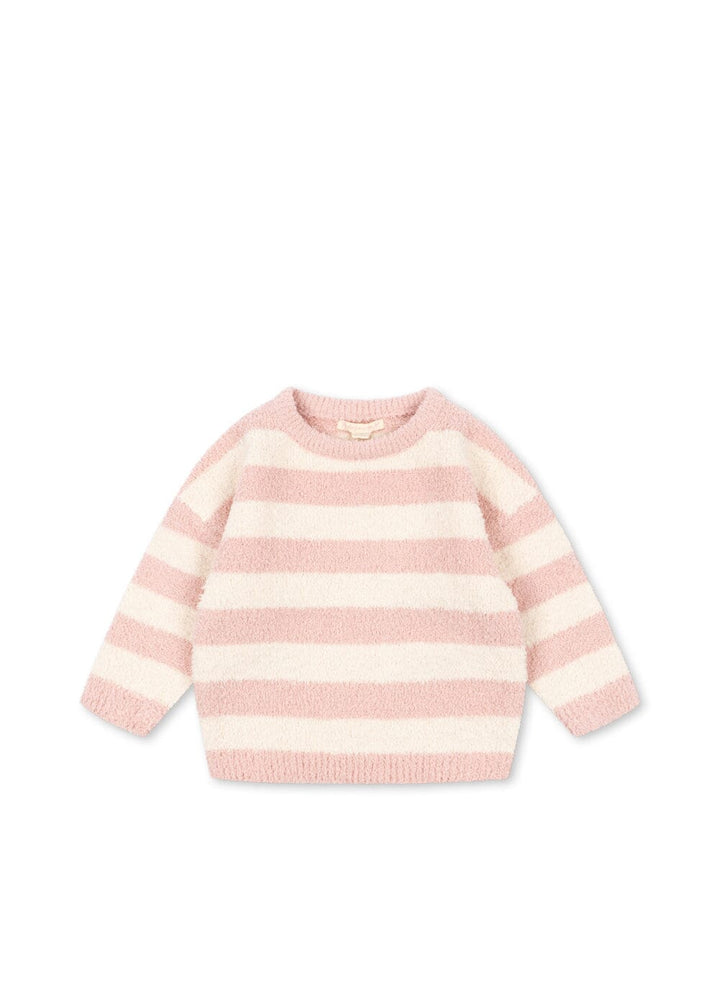 Konges Sløjd - Softy Sweater Ks106239 - Rosy Stripe Strikbluser 