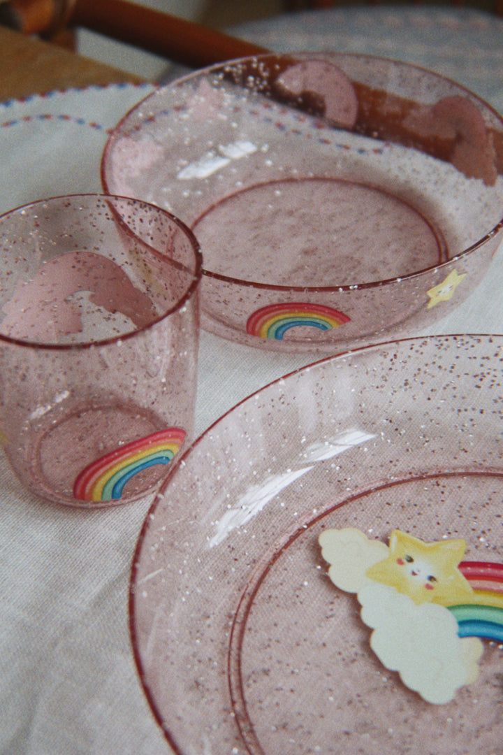 Konges Sløjd - Sparkly Dinner Set Ks106243 - Rainbow Køkkentilbehør 