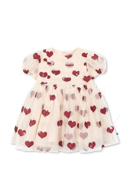 Konges Sløjd - Tullie Dress Grs Ks106301 - Coeur Glitter