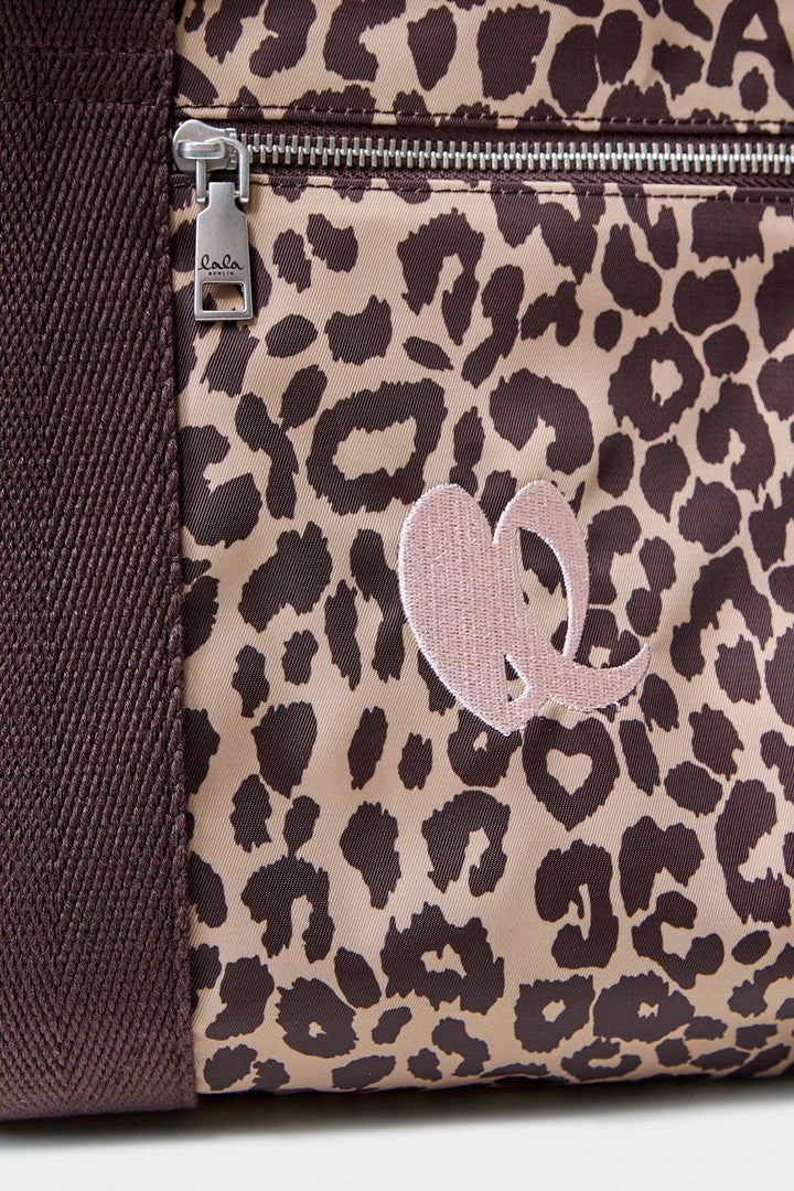 Lala Berlin - Big Bag Muriel Heart 10026921 - Brown Leo Tasker 