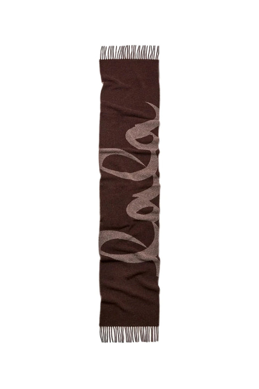 Lala Berlin - Lala Scarf 4 10025733 - Brown Halstørklæder 