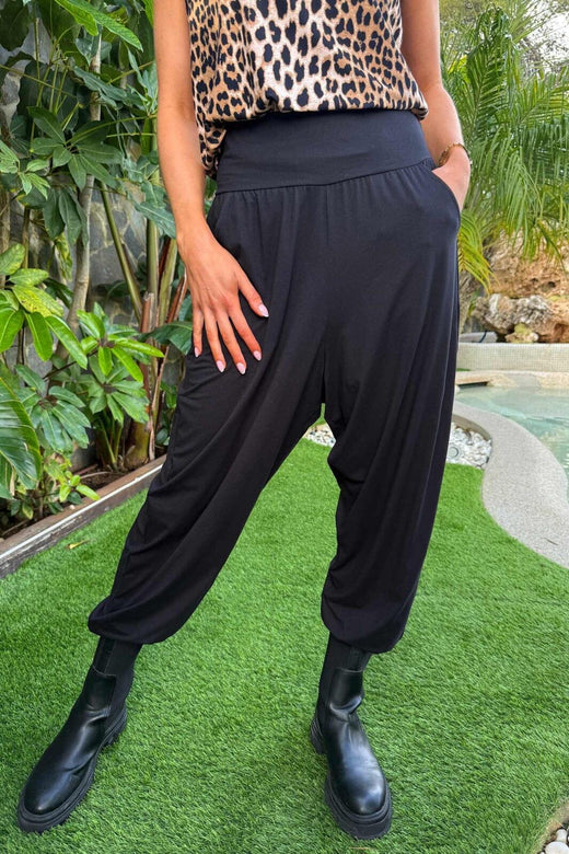 Liberte - Alma-Hareem-Pants 9592 - Black Bukser 