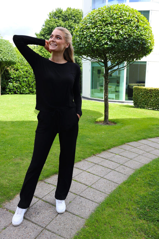 Liberte - Anniz Oneck Blouse 22475 - Black Bluser 