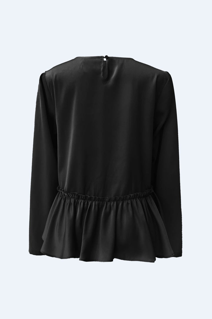 Liberte - Fie Ls Frill Blouse 22466 - Black