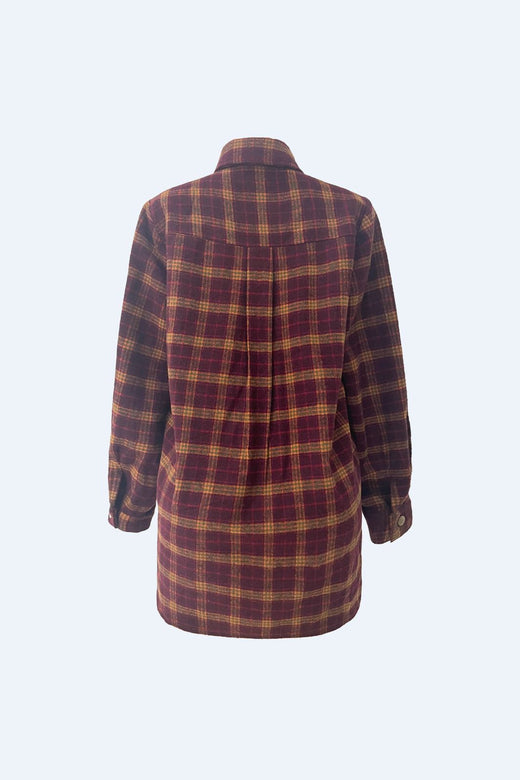 Liberte - Karen Shirt Jacket 22470 - Black Red Check