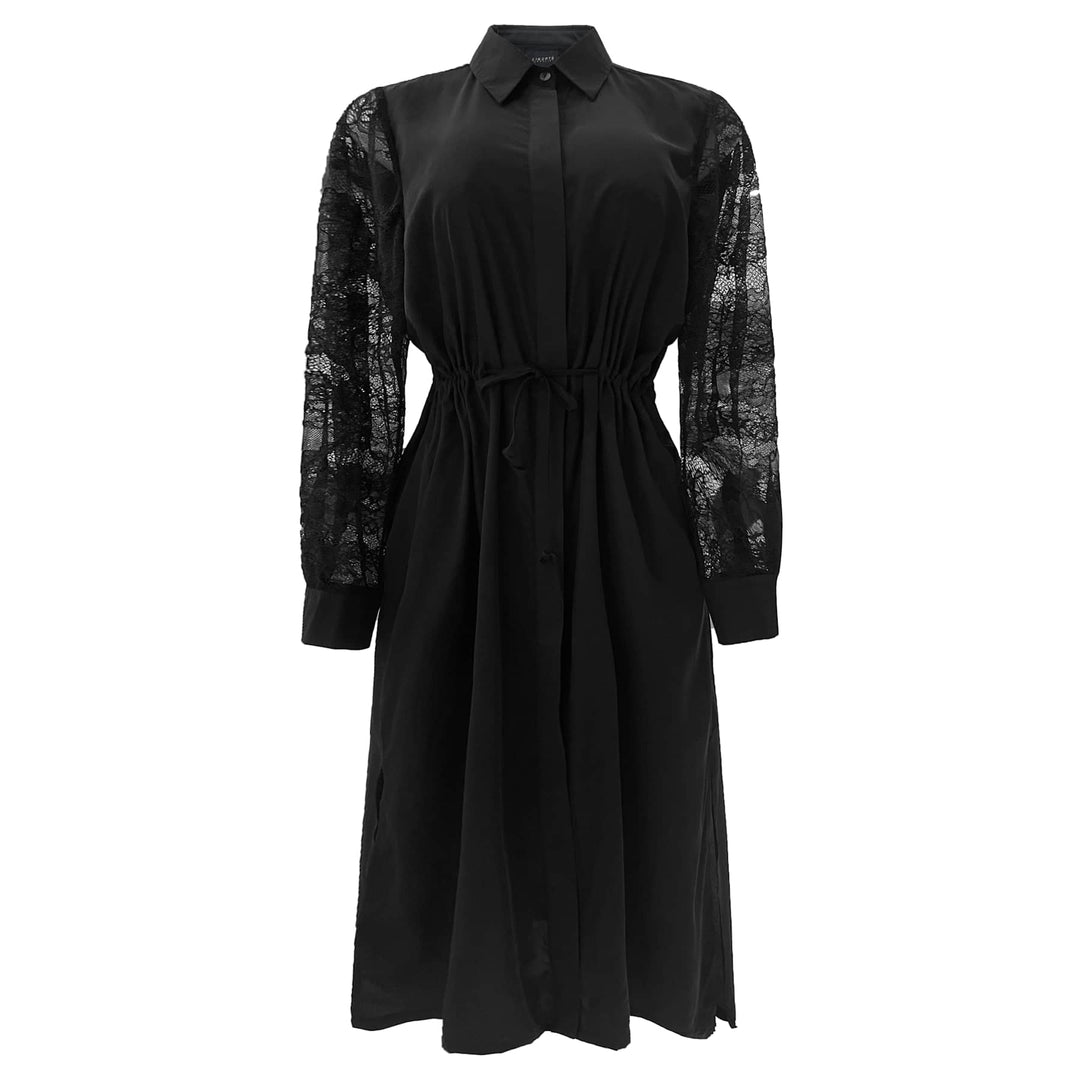 Liberte - Letty-Ls-Long-Shirt 22311 - Black Kjoler 