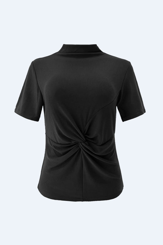 Liberte - Lise Ss Twist Top 22484 - Black