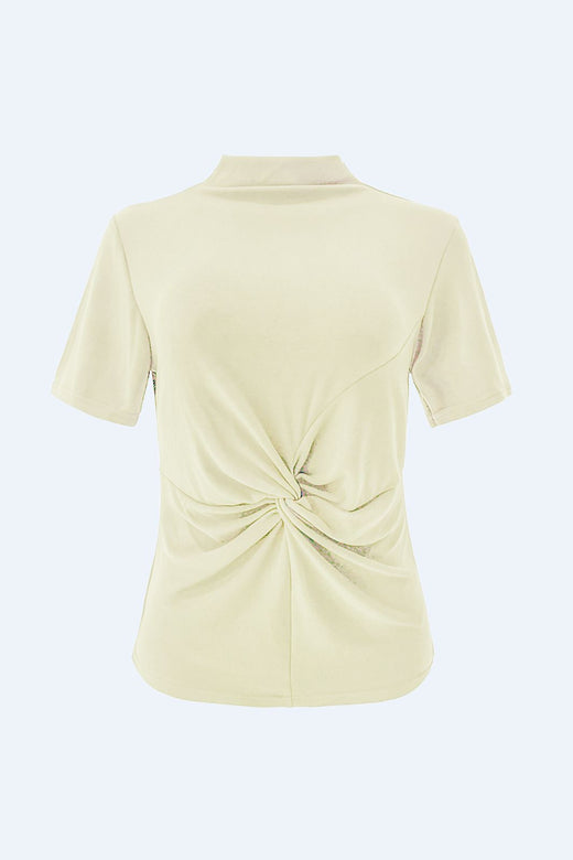 Liberte - Lise Ss Twist Top 22484 - Creme