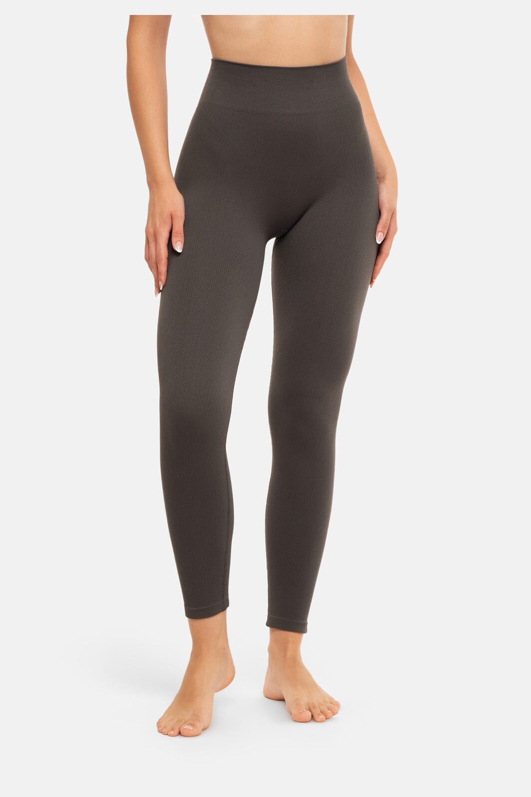 Liberte - Ninna-Rib-Legging 1015 - Asphalt
