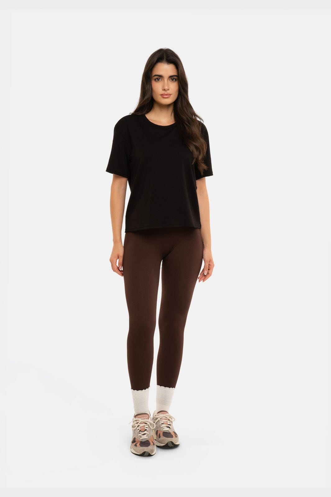 Liberte - Ninna-Rib-Legging 1015 - Coffee Bean