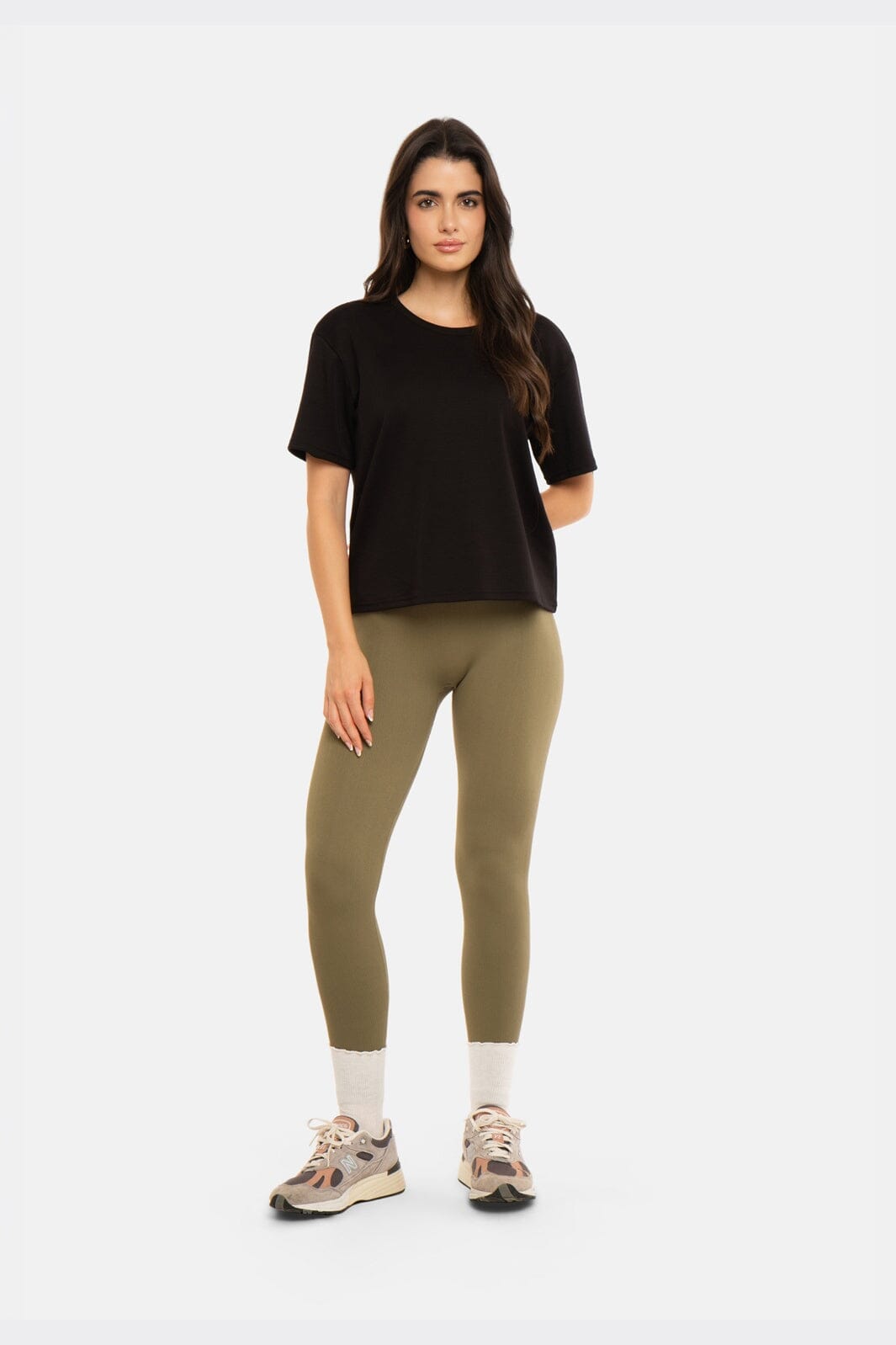 Liberte - Ninna-Rib-Legging 1015 - Lichen Green