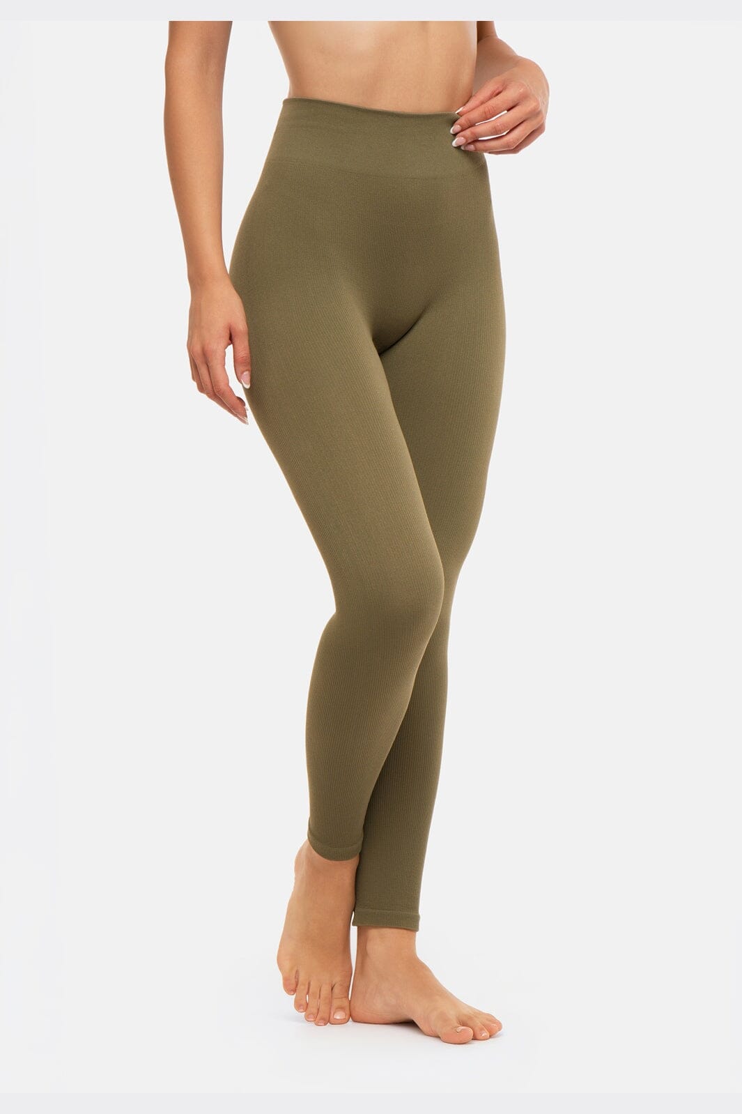 Liberte - Ninna-Rib-Legging 1015 - Lichen Green