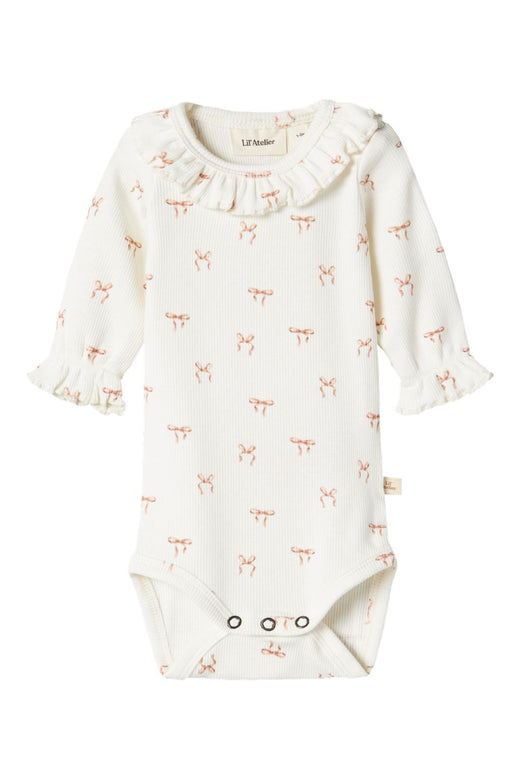 Lil' Atelier - Nbfgavo Ema Ls Slim Body Lil - 4671704 Coconut Milk