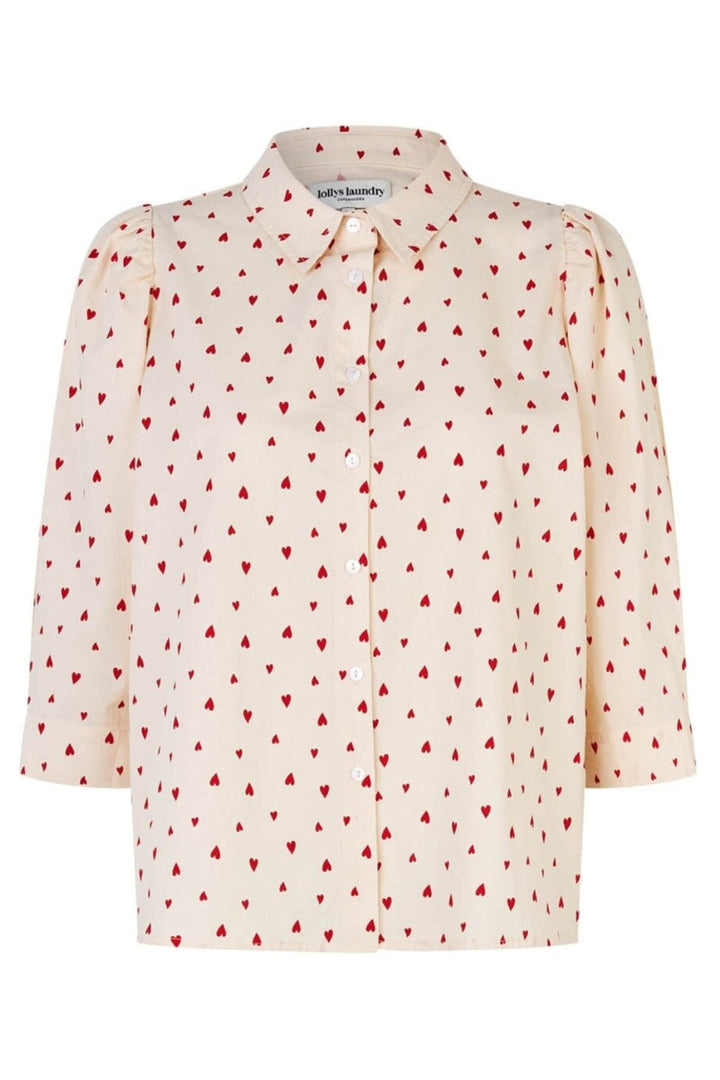 Lollys Laundry - Bonoll Shirt Ss EX00001-1000 - 30 - 30 Red