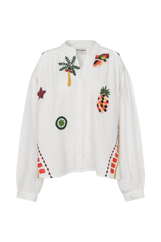 Lollys Laundry - Scottiell Shirt Ls26178-1081 - 02 Creme